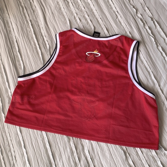 Miami Heat women’s cropped NBA basketball jersey size 2x - Picture 3 of 5